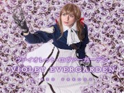 Big Tits Babe Angel Youngs As Violet Evergarden Says Thank You With Dripping Wet Pussy
