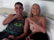 Shy Teen Fucks His Hottest Girl Ever On Camera!
